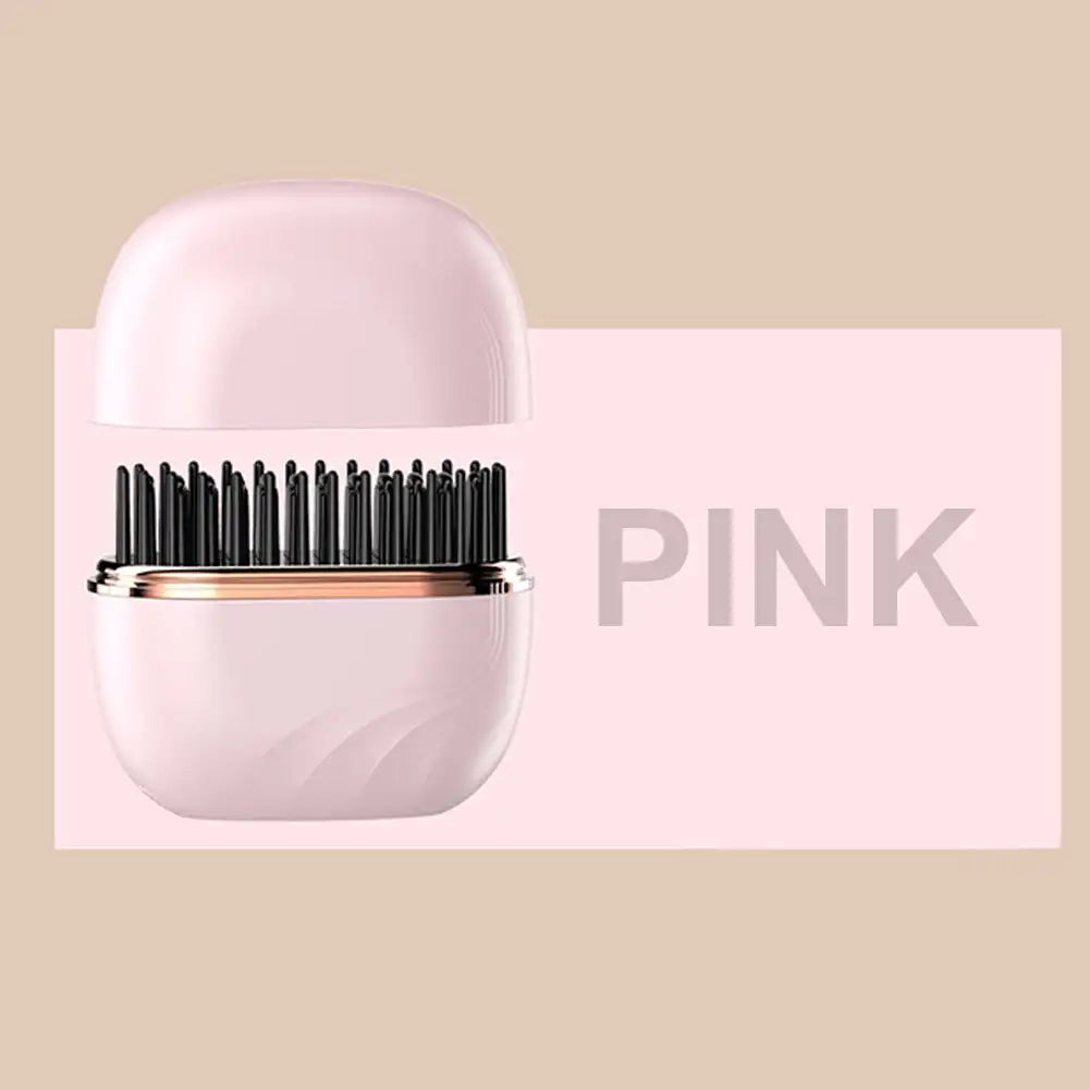 Portable Hair Straightener Brush