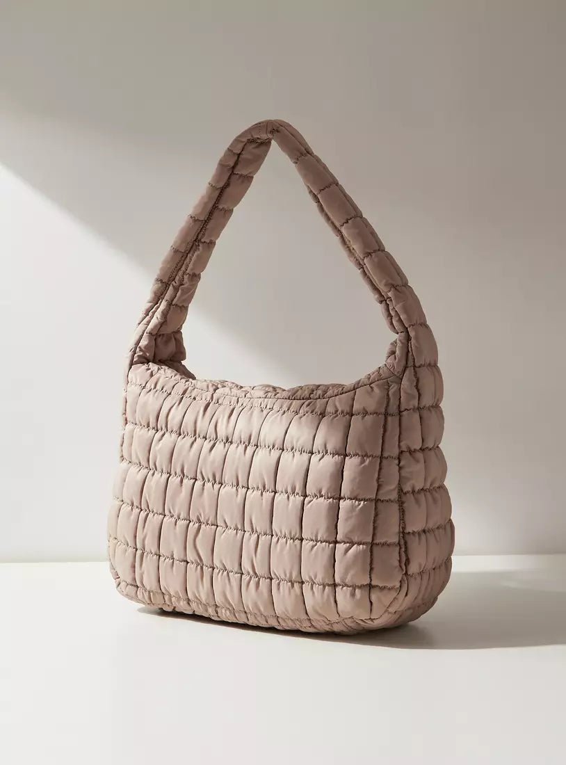 Quilvia Puffer Shoulder Bag - Aries x Rose