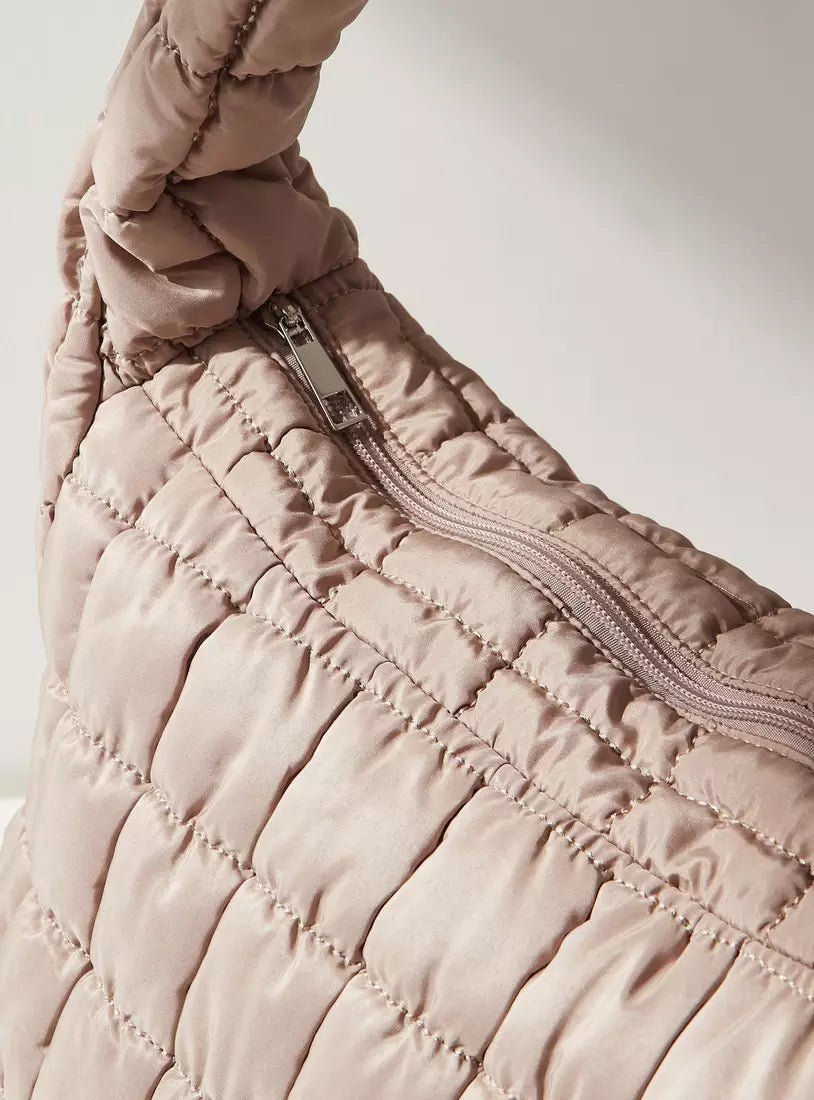 Quilvia Puffer Shoulder Bag - Aries x Rose