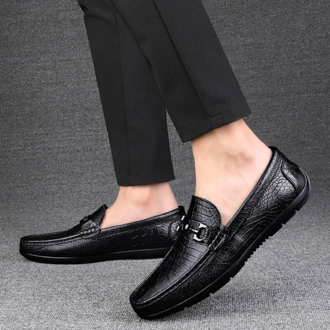 Giovanni Leather Loafers - Aries x Rose
