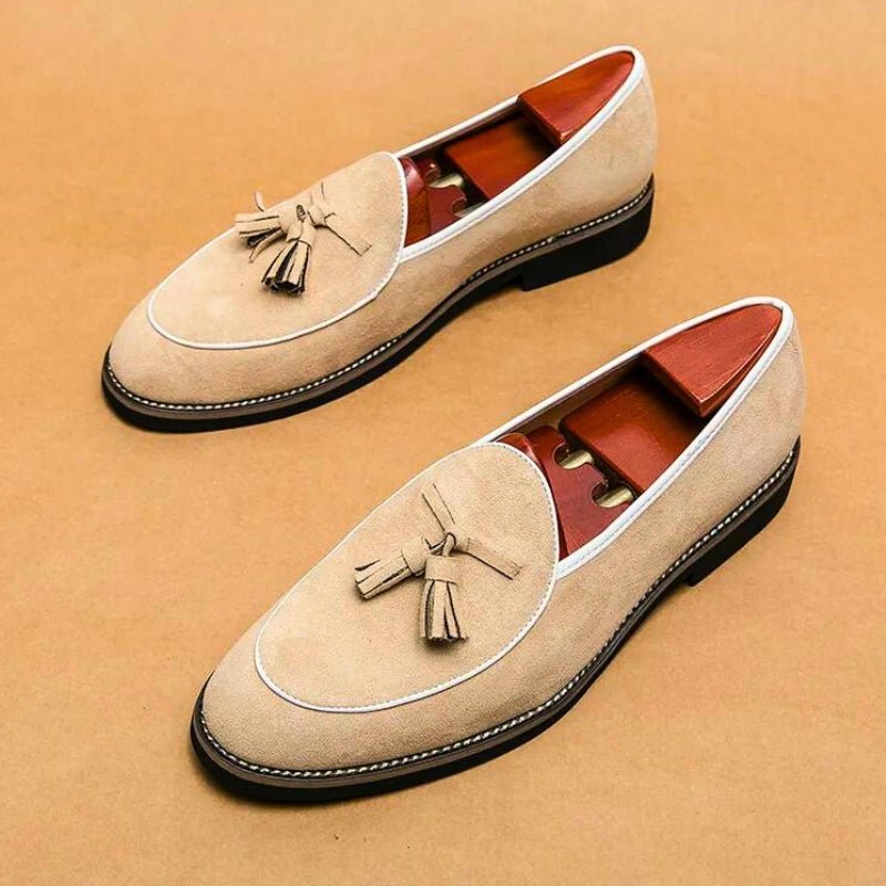 Bertelli Bruno Leather Loafers - Aries x Rose