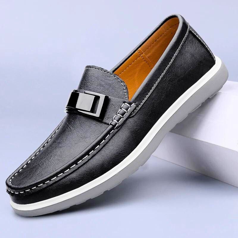 Lugano Genuine Leather Loafers - Aries x Rose