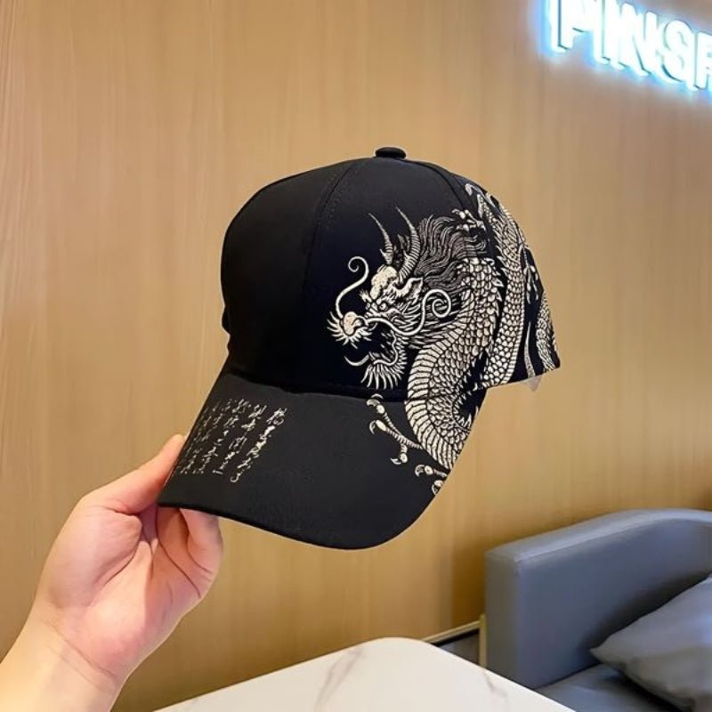 Draelen Dragon Crest Canvas Cap - Aries x Rose