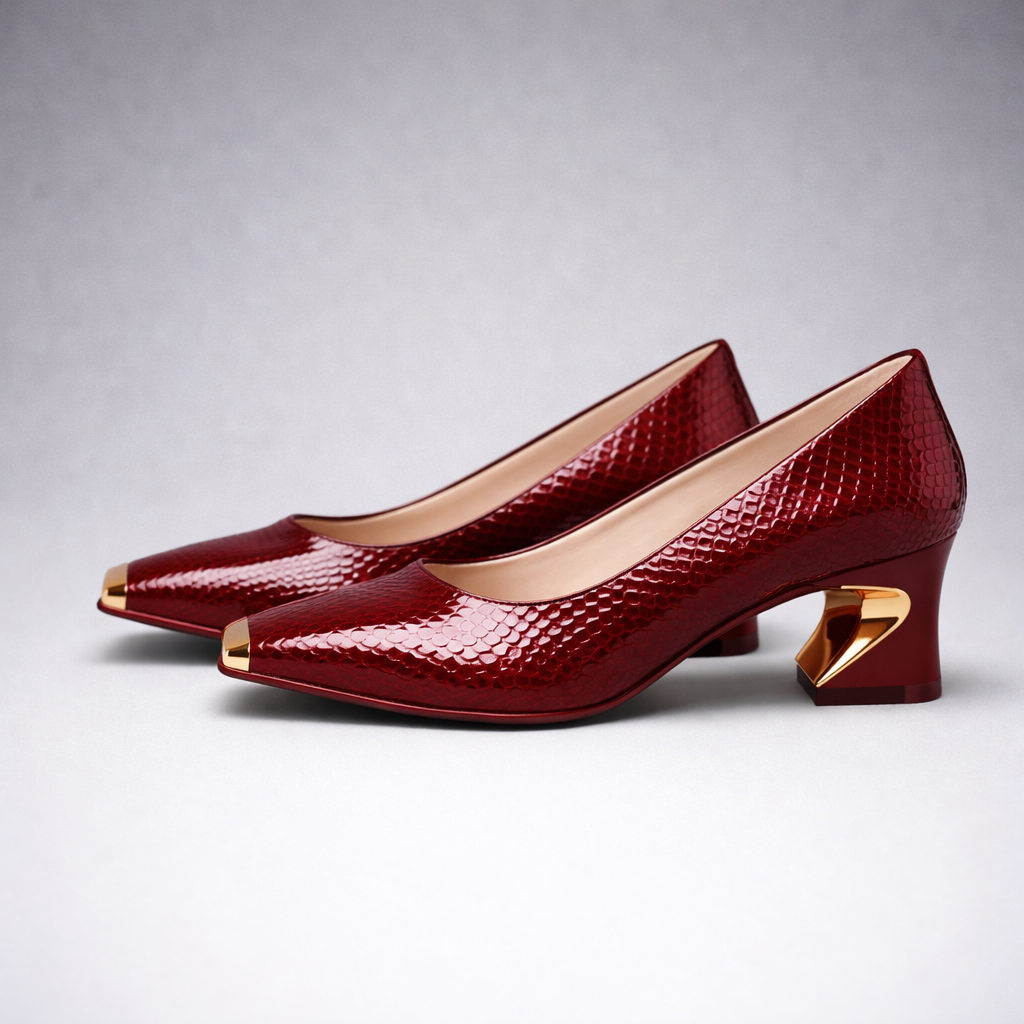 Lumiere Gold Heels