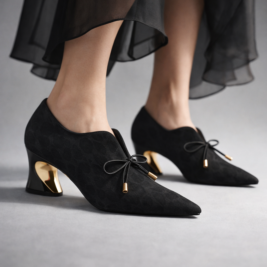 Aurelie Bow Heels