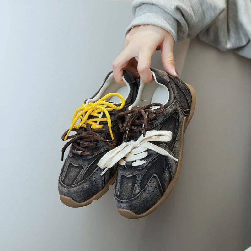 Lorecci Genuine Suede Sneakers - Aries x Rose