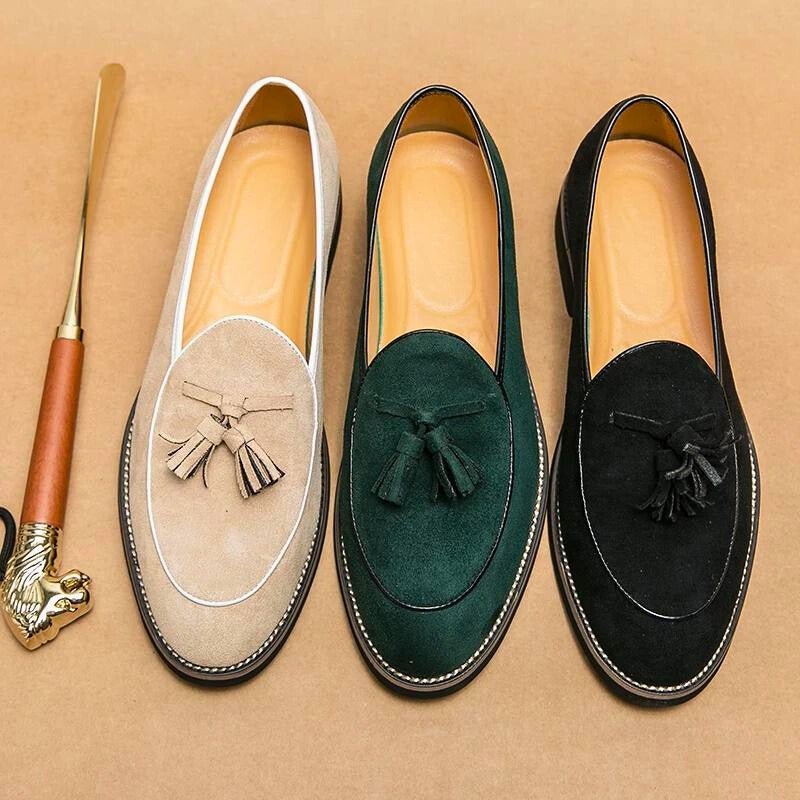 Bertelli Bruno Leather Loafers - Aries x Rose