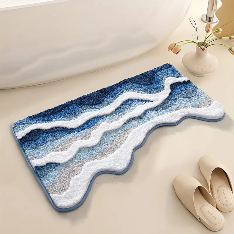Coastal Wave Rug - Aries x Rose