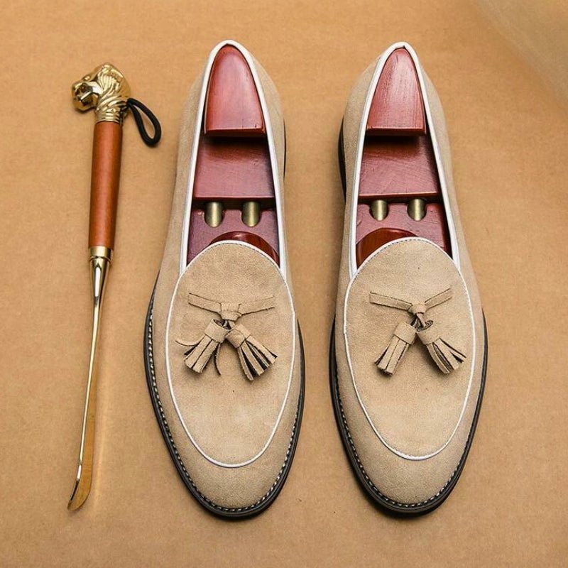 Bertelli Bruno Leather Loafers - Aries x Rose