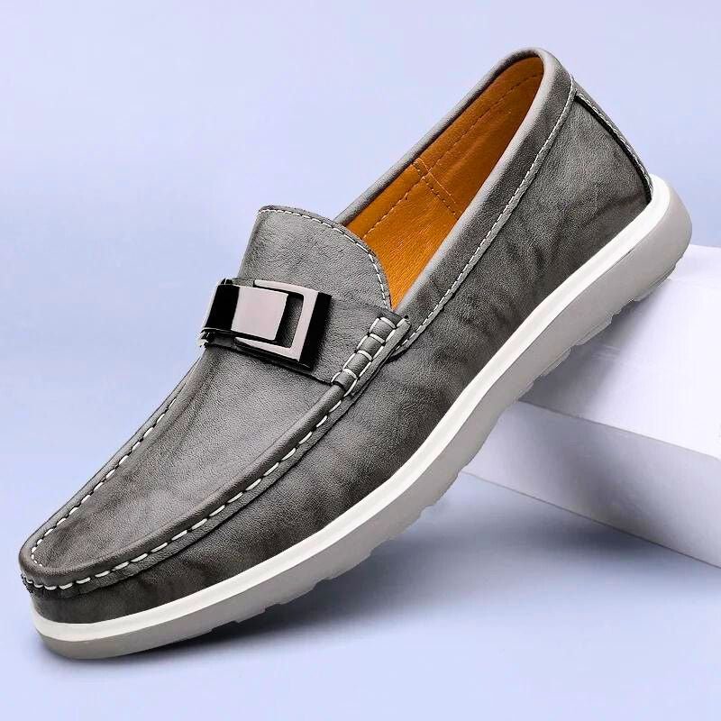Lugano Genuine Leather Loafers - Aries x Rose