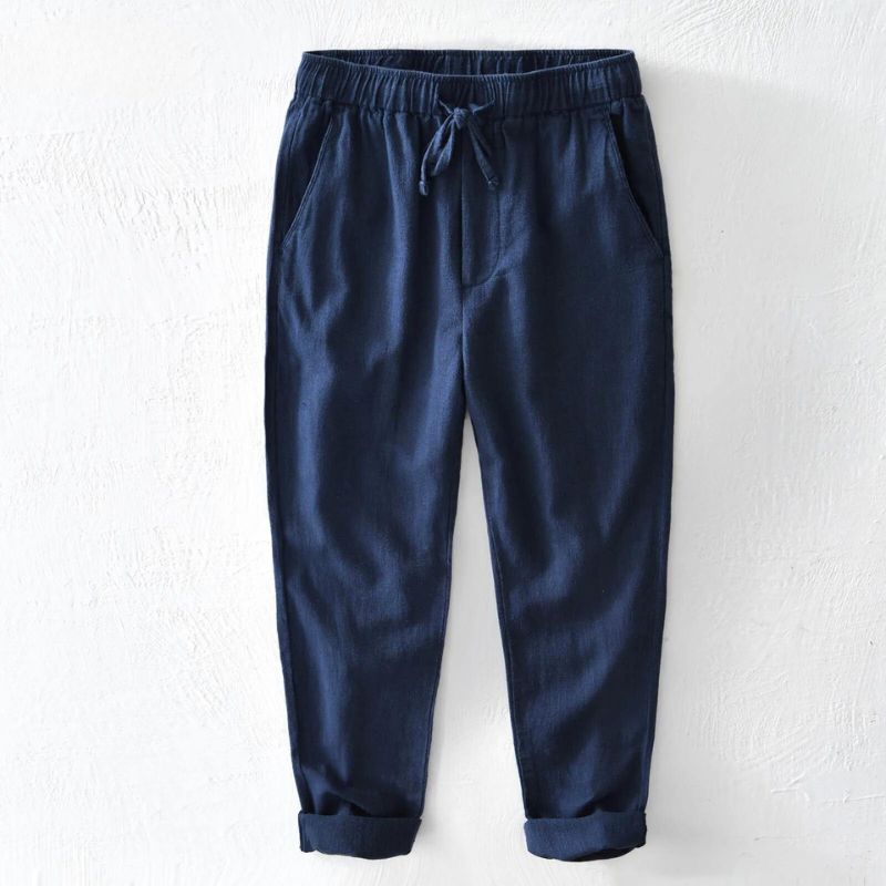 Santorini Linen Trousers - Aries x Rose