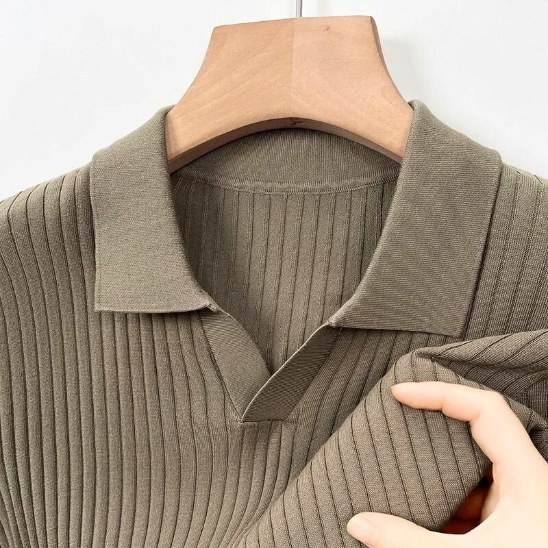 Grayson Knitted Polo Shirt - Aries x Rose