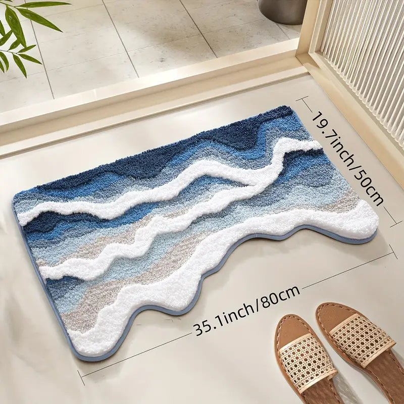 Coastal Wave Rug - Aries x Rose