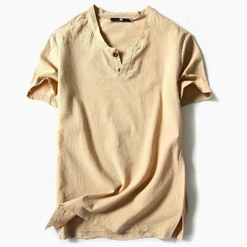 Cornell Linen T-Shirt - Aries x Rose