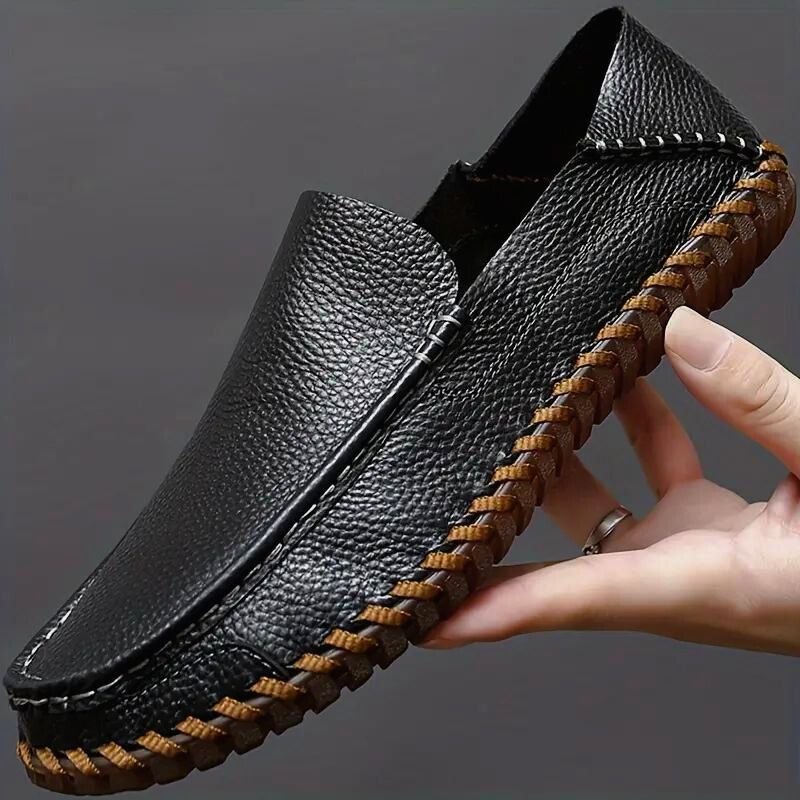 Mykonos Genuine Leather Loafers - Aries x Rose