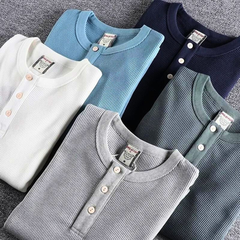 Waffle Knit Henry Collar - Aries x Rose