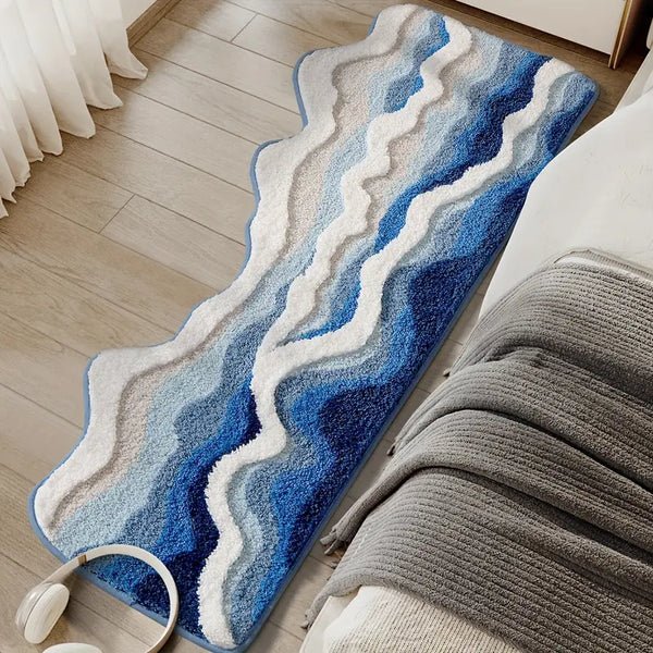 Coastal Wave Rug - Aries x Rose
