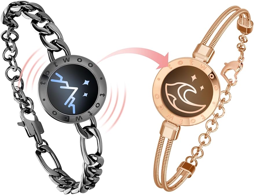 LuvSync™ Touch Bracelets - Aries x Rose