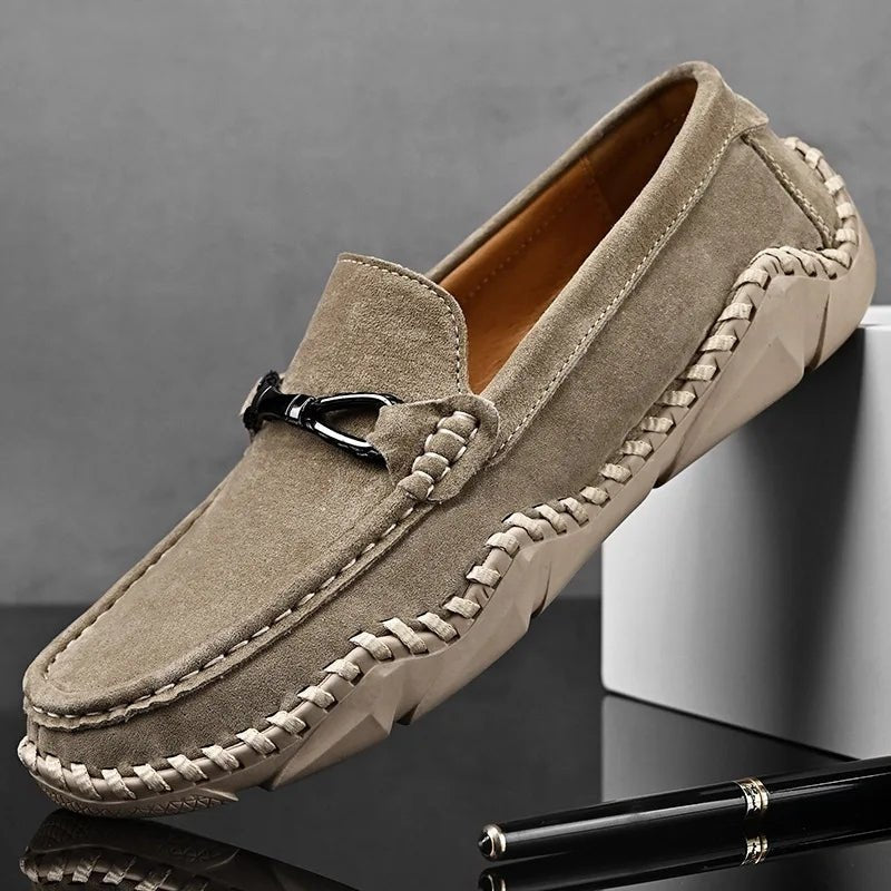 Luca Feretti Suede Loafers - Aries x Rose