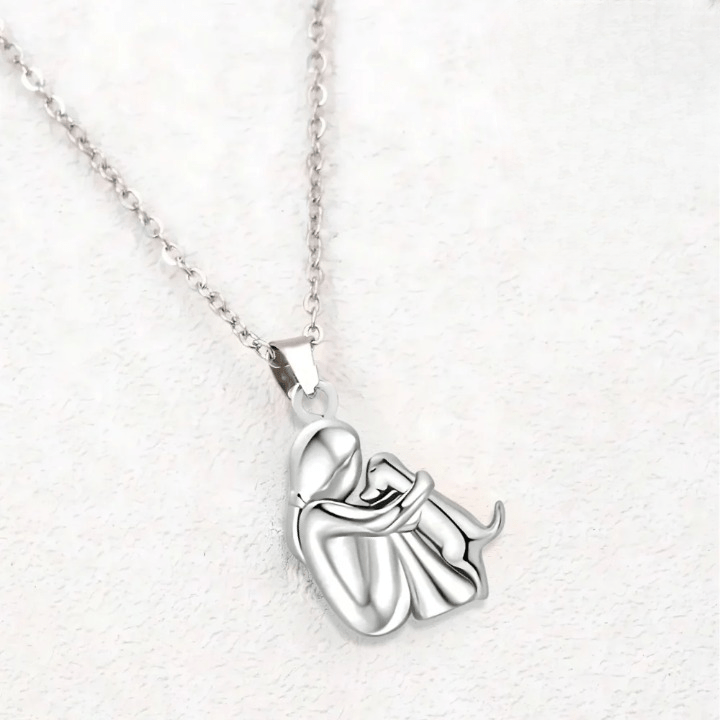 Veyra Faithful Dog Pendant - Aries x Rose