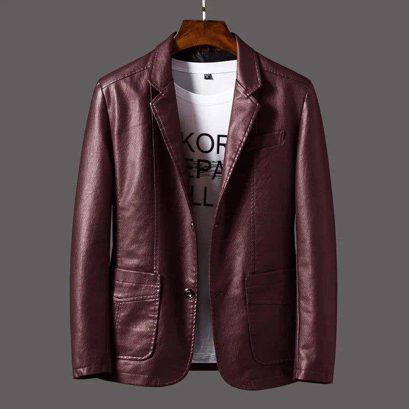 Ryder Men's PU Leather Biker Jacket - Aries x Rose