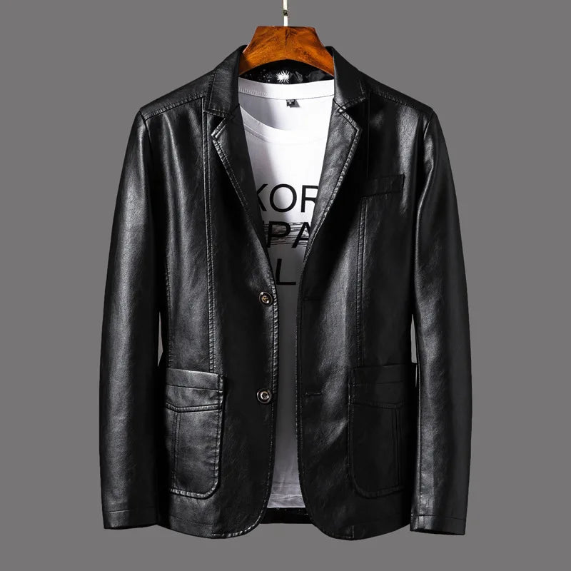 Ryder Men's PU Leather Biker Jacket - Aries x Rose