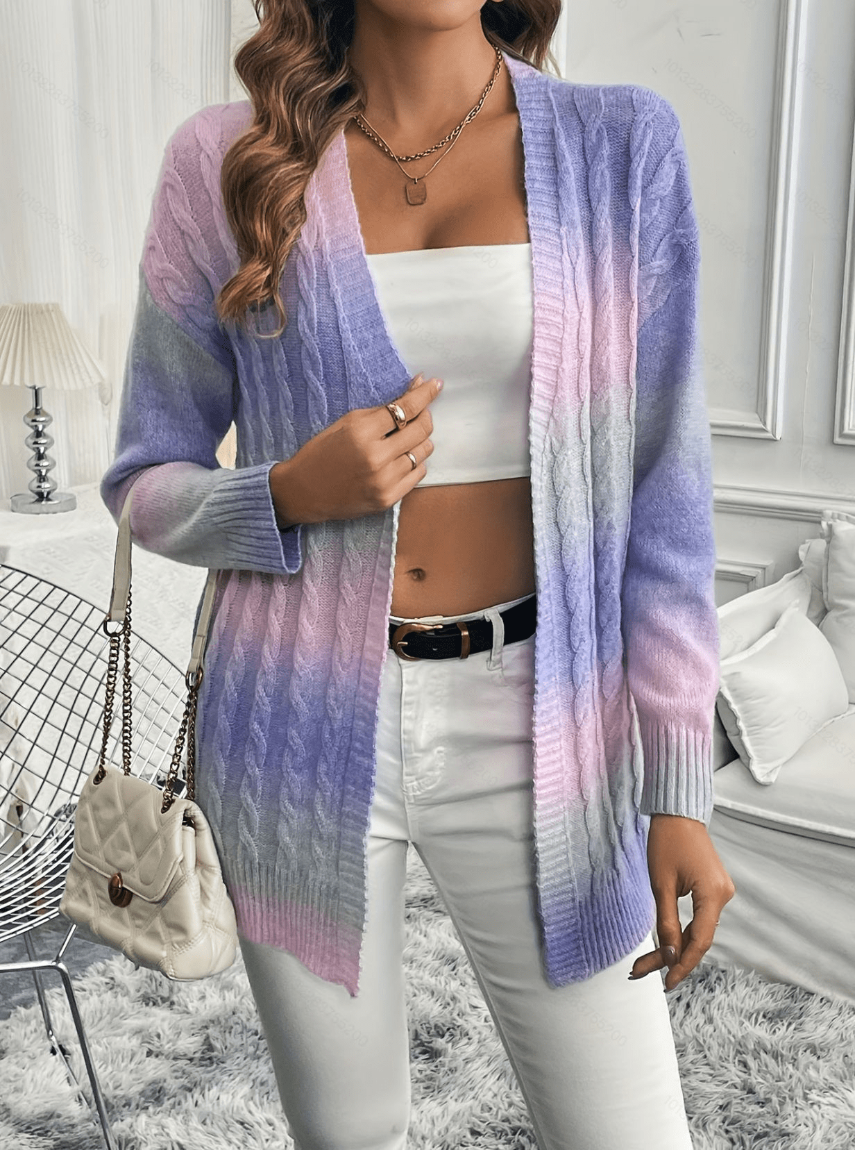 Serene Aurora Ombre Cardigan - Aries x Rose