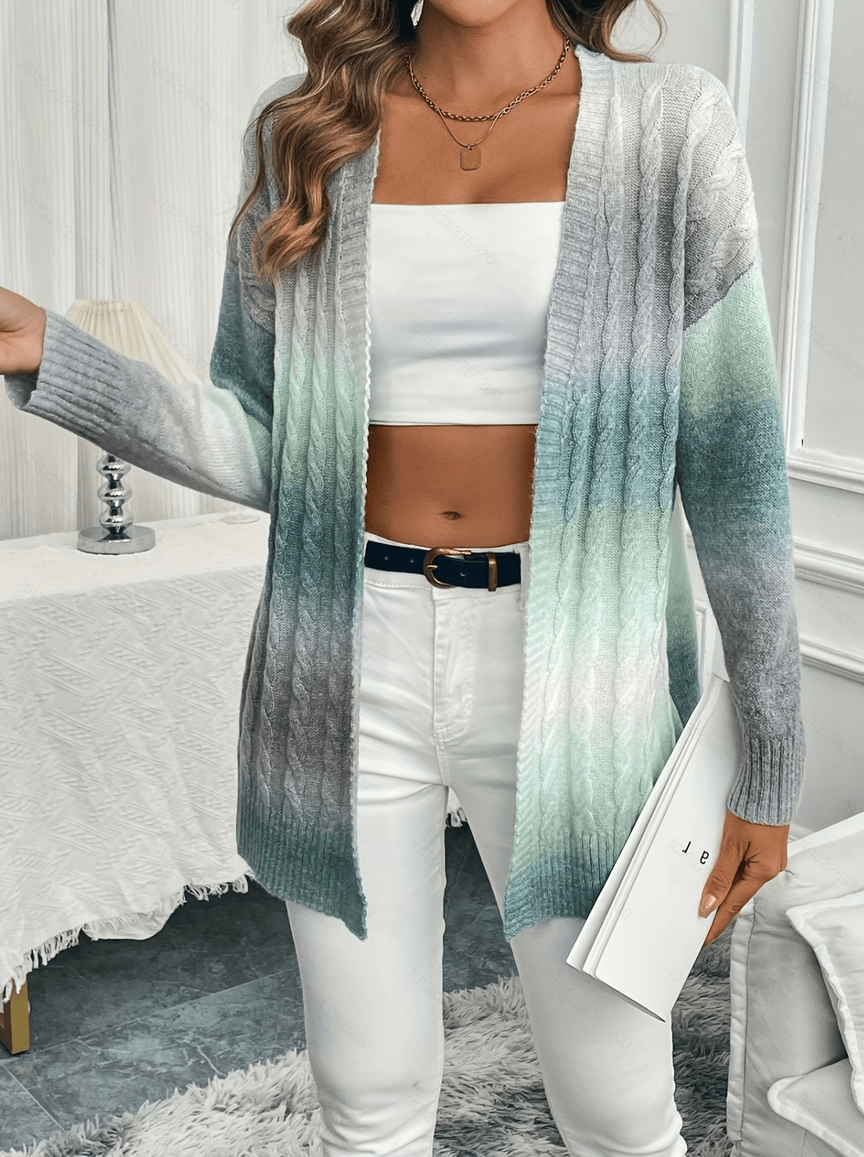 Serene Aurora Ombre Cardigan - Aries x Rose
