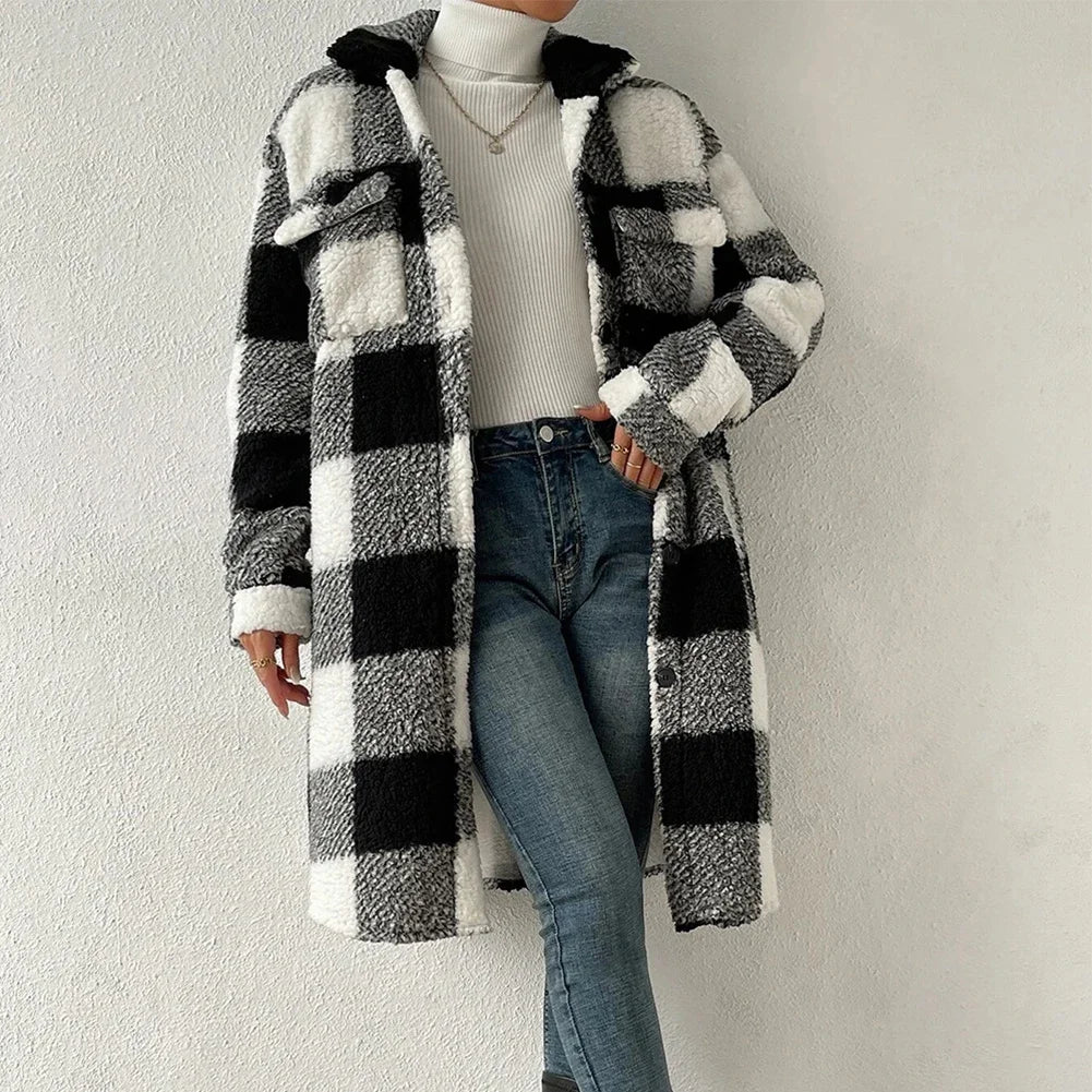 Tartan Check Outwear Shirt Jacket (Shacket) - Aries x Rose