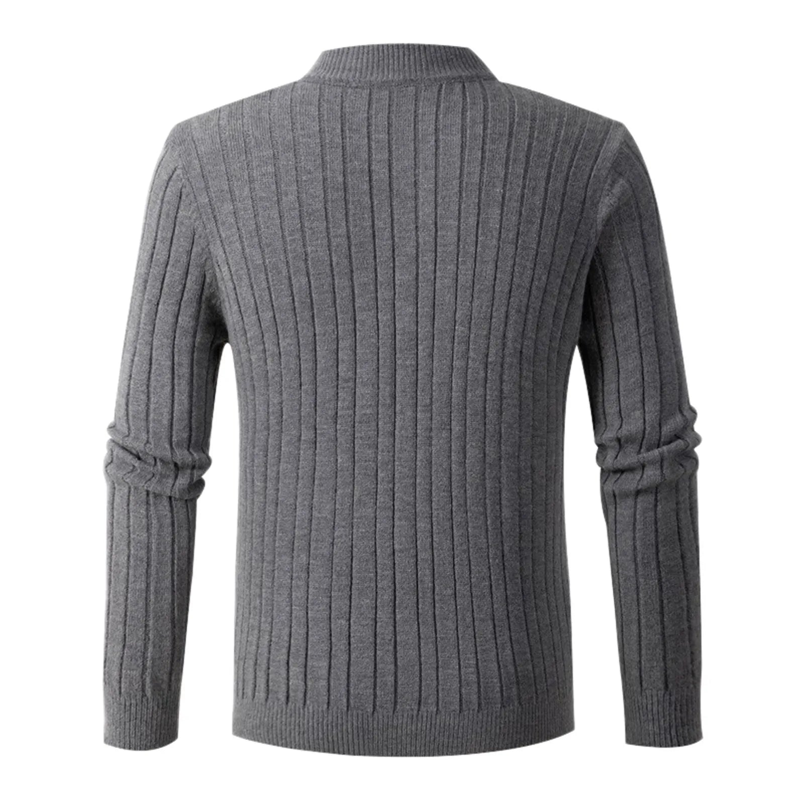Men's Zipper Pullover Sweater - Aries x Rose