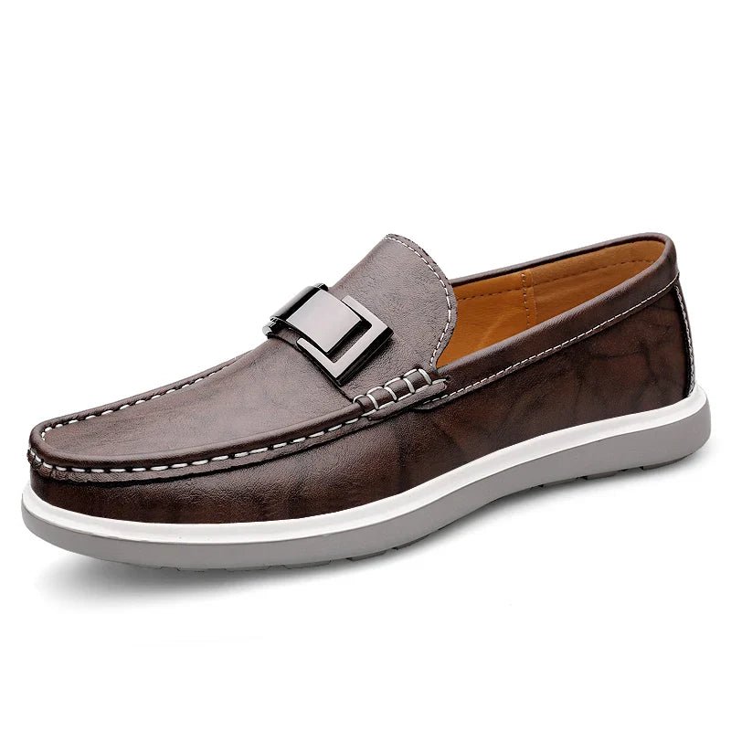 Lugano Genuine Leather Loafers - Aries x Rose
