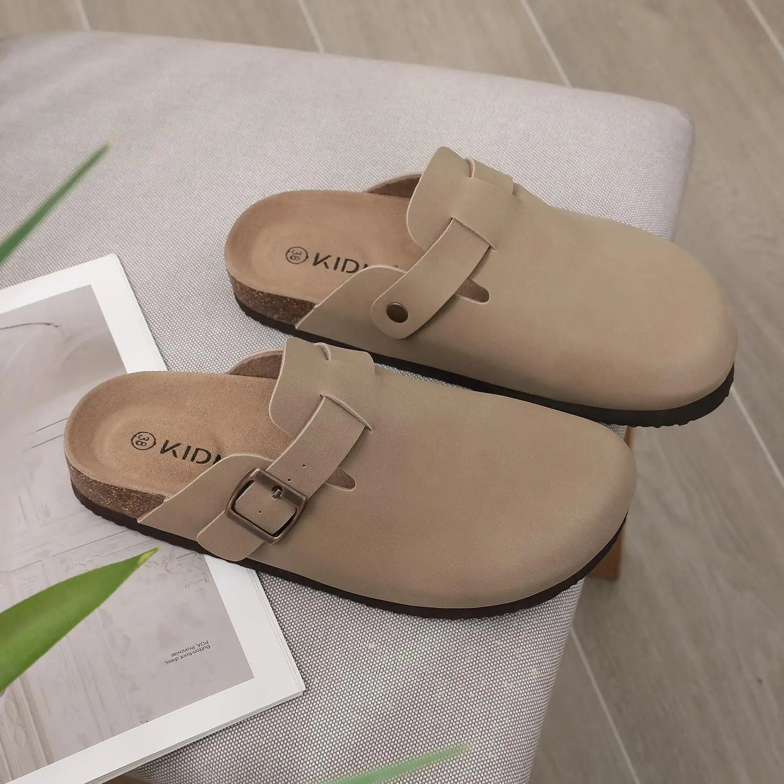 Lavoris Suede Cork Mules - Aries x Rose
