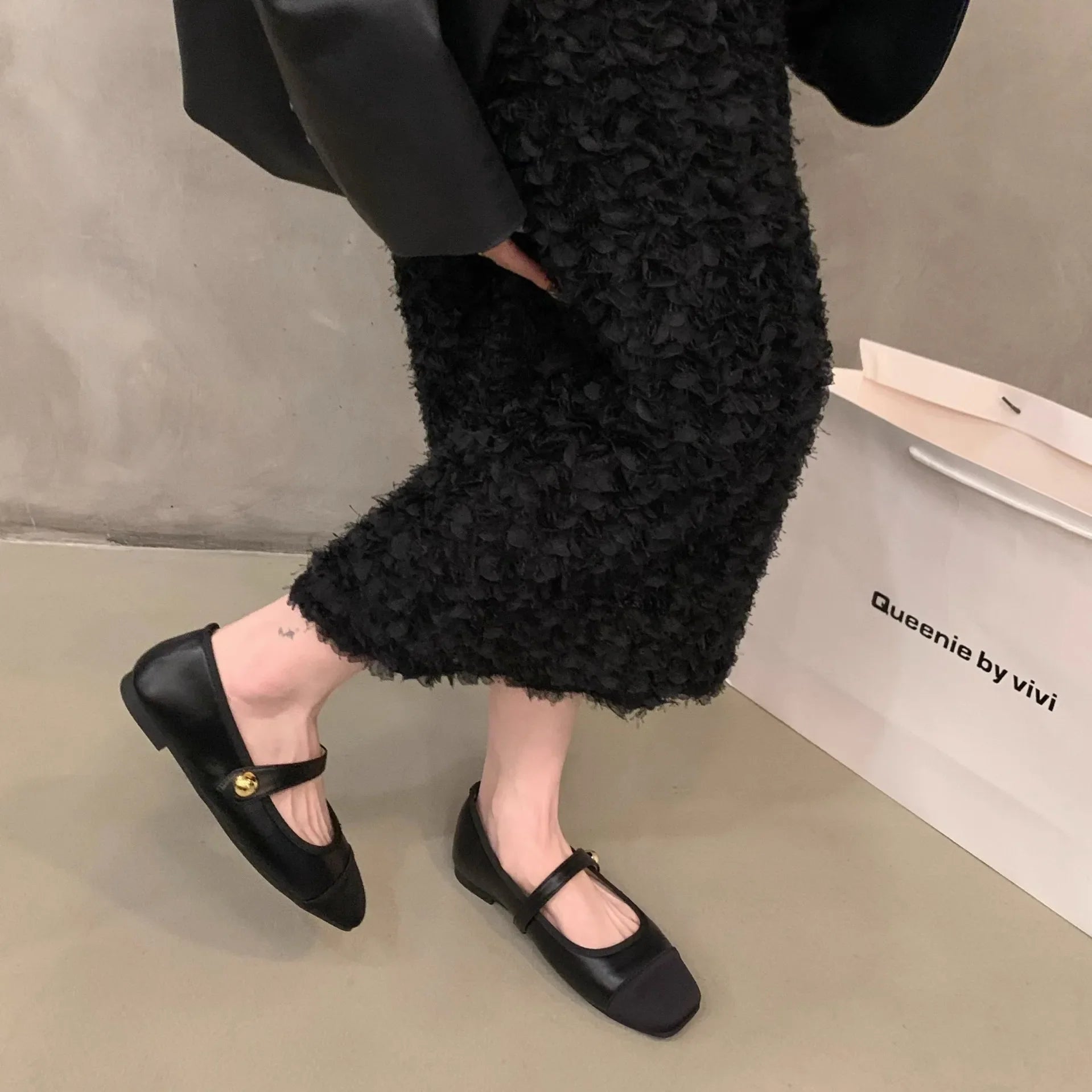 Avierre Mary Jane Flats - Aries x Rose