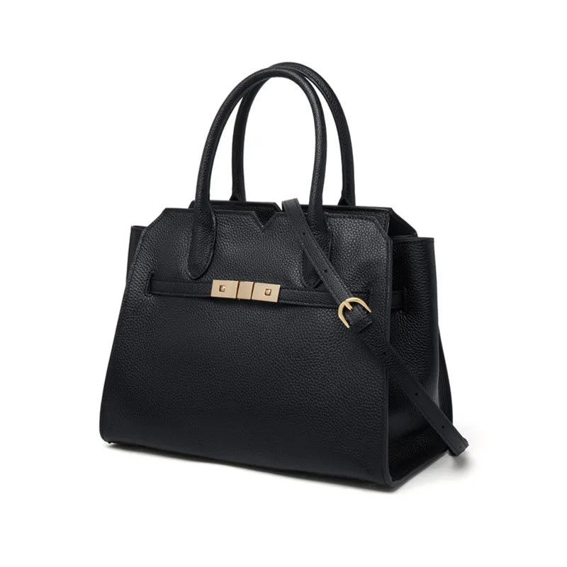 Mirelle Top - Grain Leather Handbag - Aries x Rose