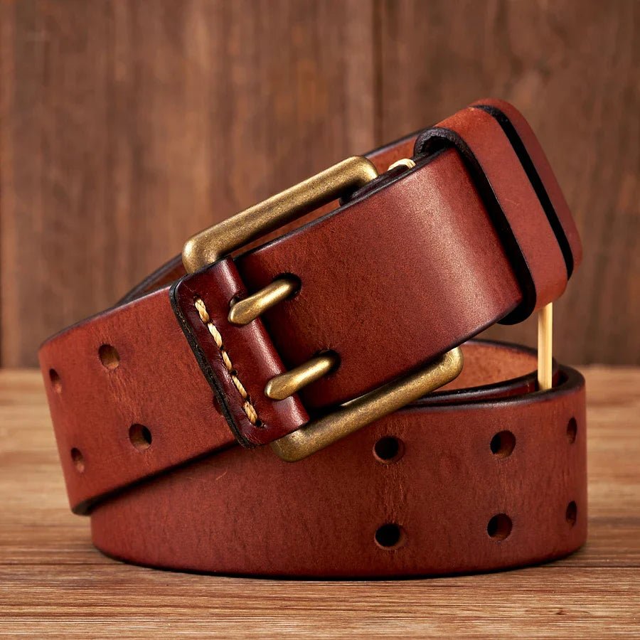 Brunel Leather Belt - Aries x Rose