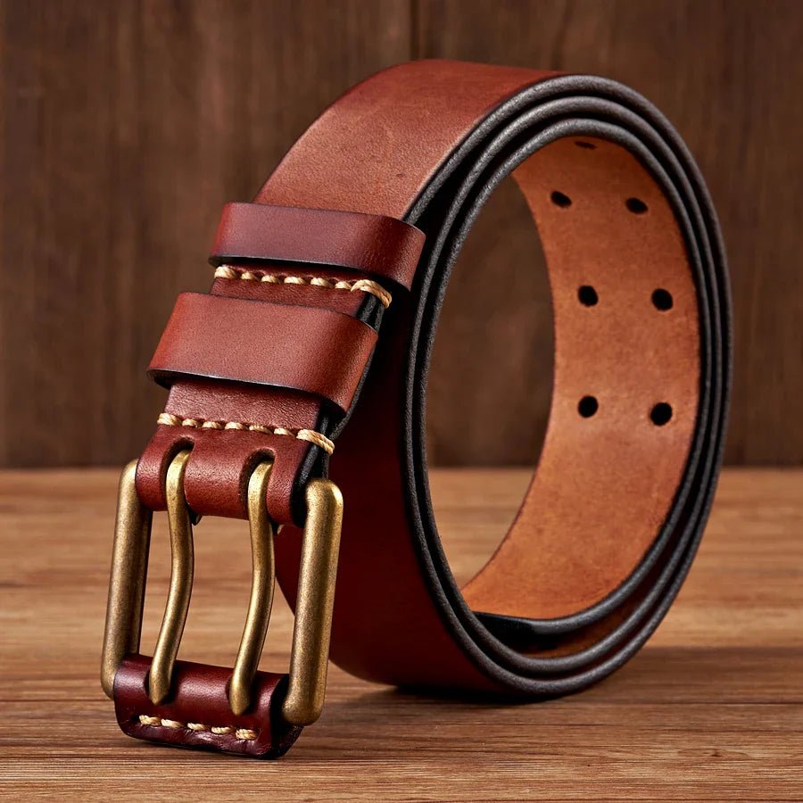 Brunel Leather Belt - Aries x Rose
