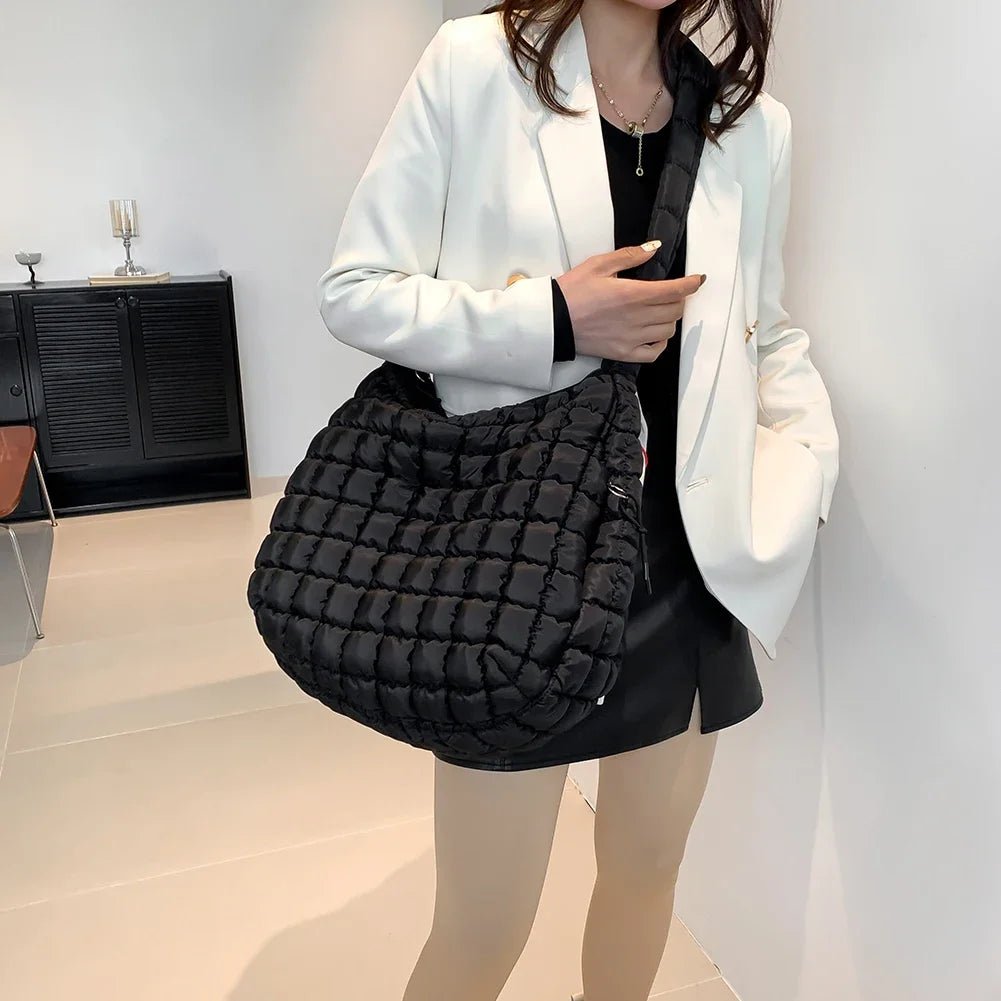 Quilvia Puffer Shoulder Bag - Aries x Rose