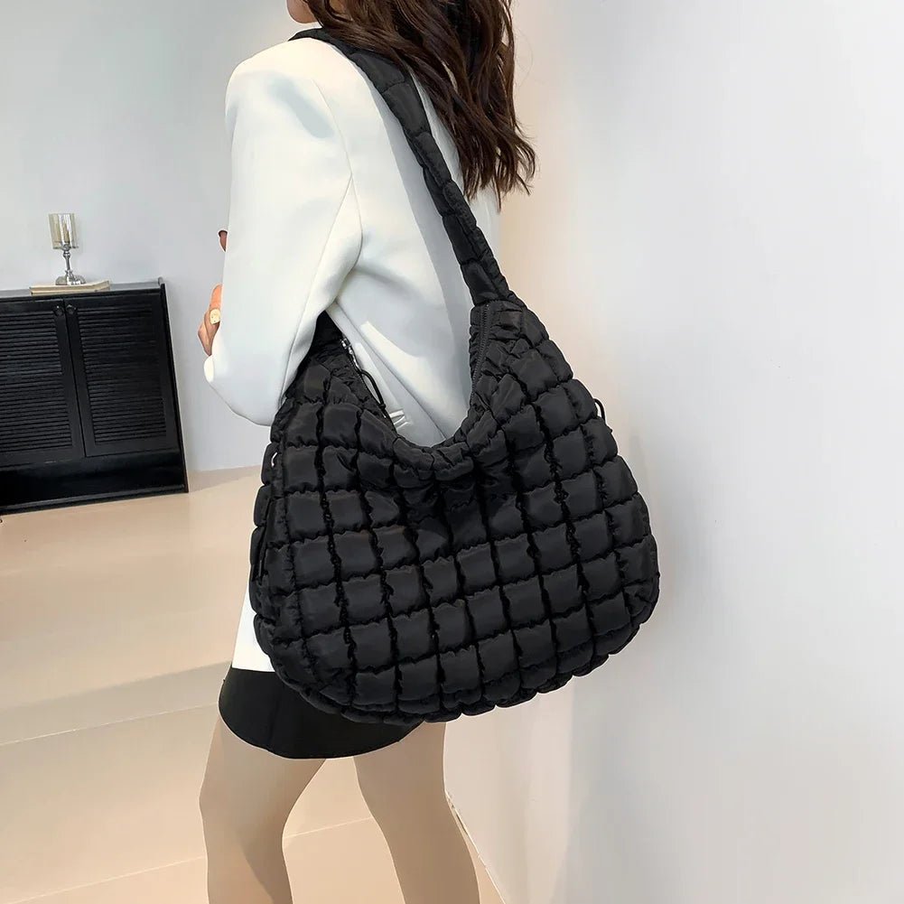 Quilvia Puffer Shoulder Bag - Aries x Rose