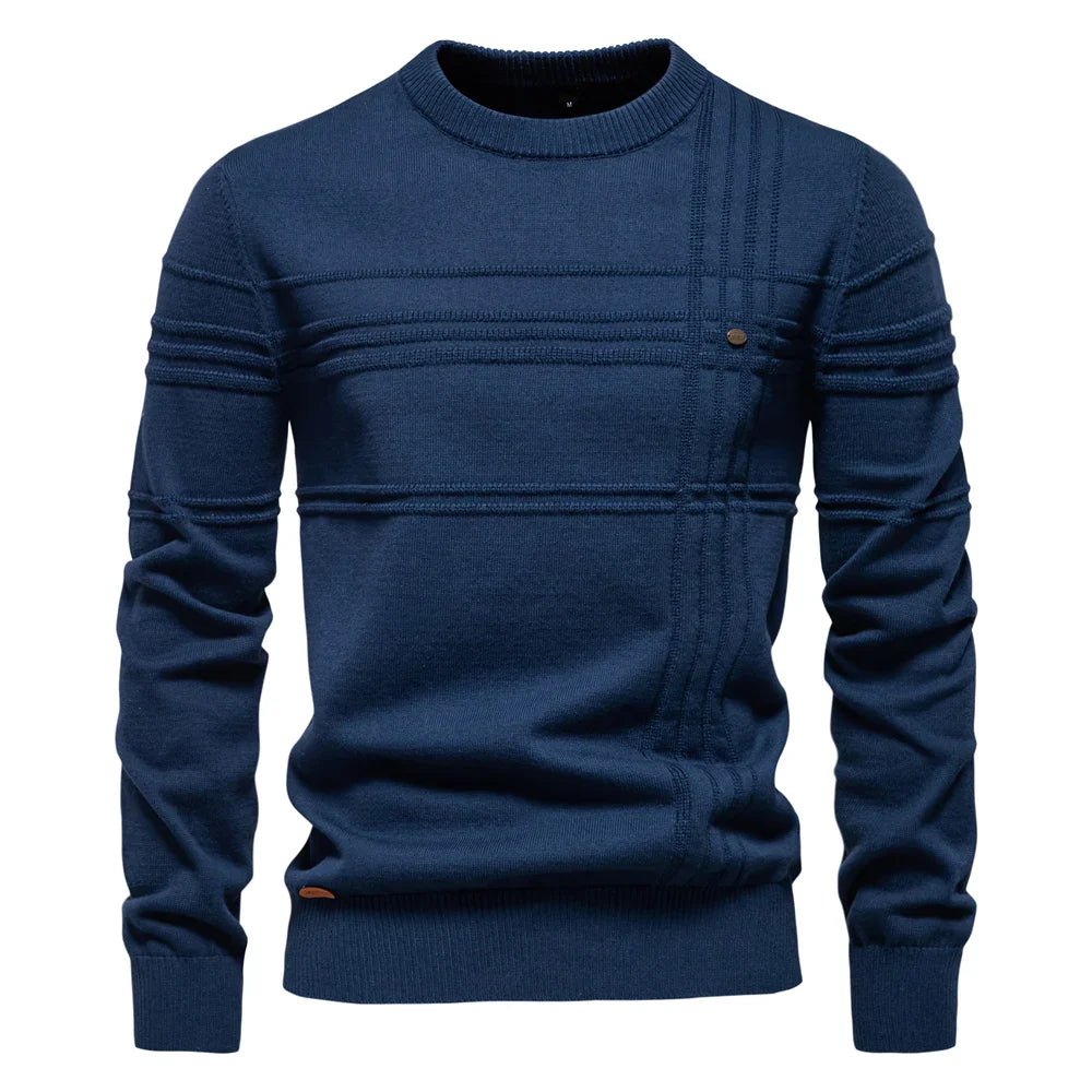 Strivon Striped Knit Sweater - Aries x Rose
