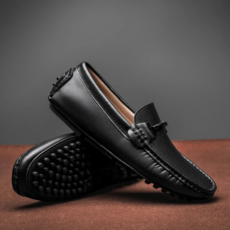 Sorrento™ Genuine Leather Loafers - Aries x Rose