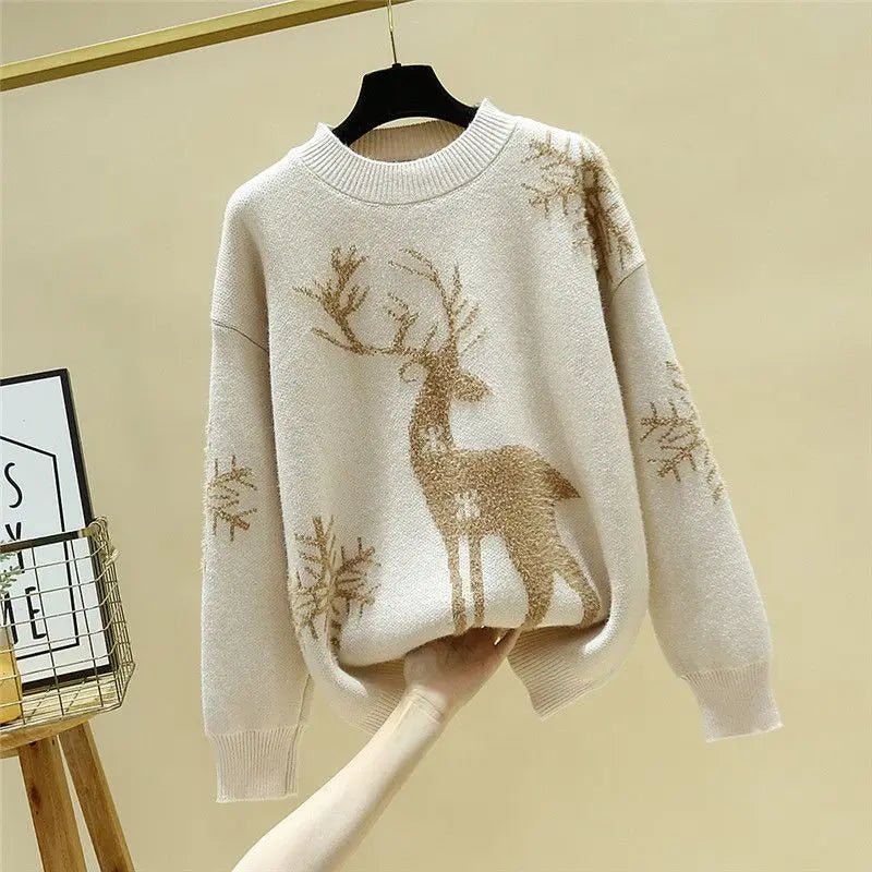 Noella Women’s Deer Sweater - Aries x Rose