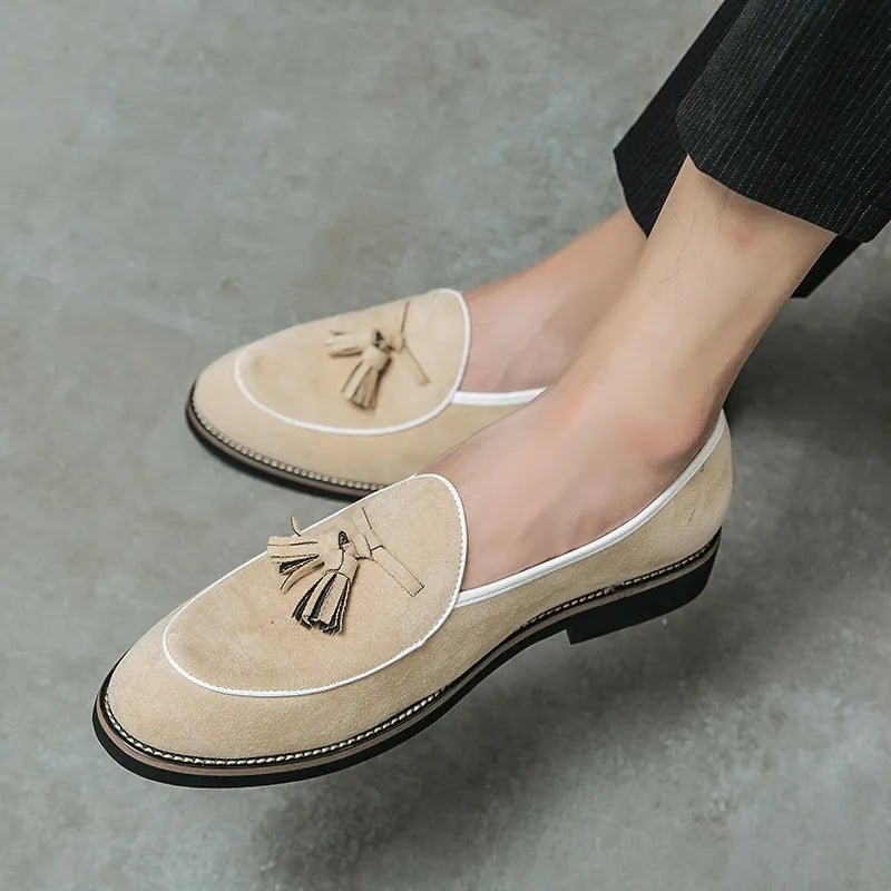 Bertelli Bruno Leather Loafers - Aries x Rose