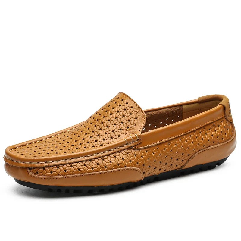Lucio Fontana Genuine Leather Loafers - Aries x Rose