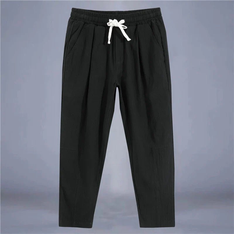 Arden Cotton - Linen Drawstring Pants - Aries x Rose