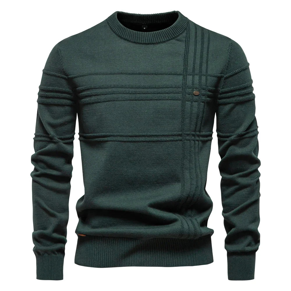 Strivon Striped Knit Sweater - Aries x Rose