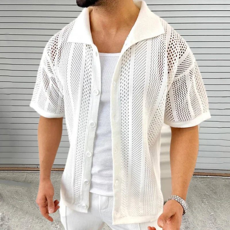 Veltora Knitted Shirt - Aries x Rose