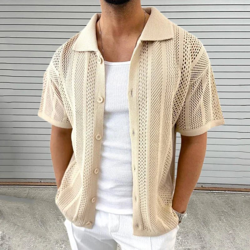 Veltora Knitted Shirt - Aries x Rose