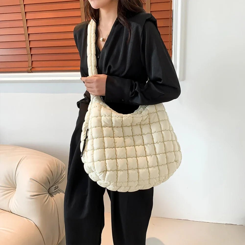 Quilvia Puffer Shoulder Bag - Aries x Rose