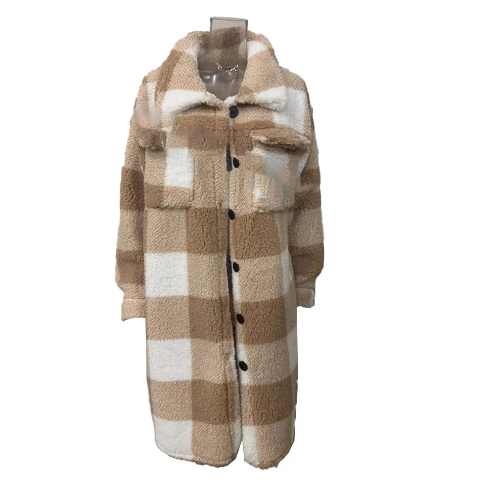 Tartan Fleece Plaid Shirt Jacket (Shacket) - Aries x Rose