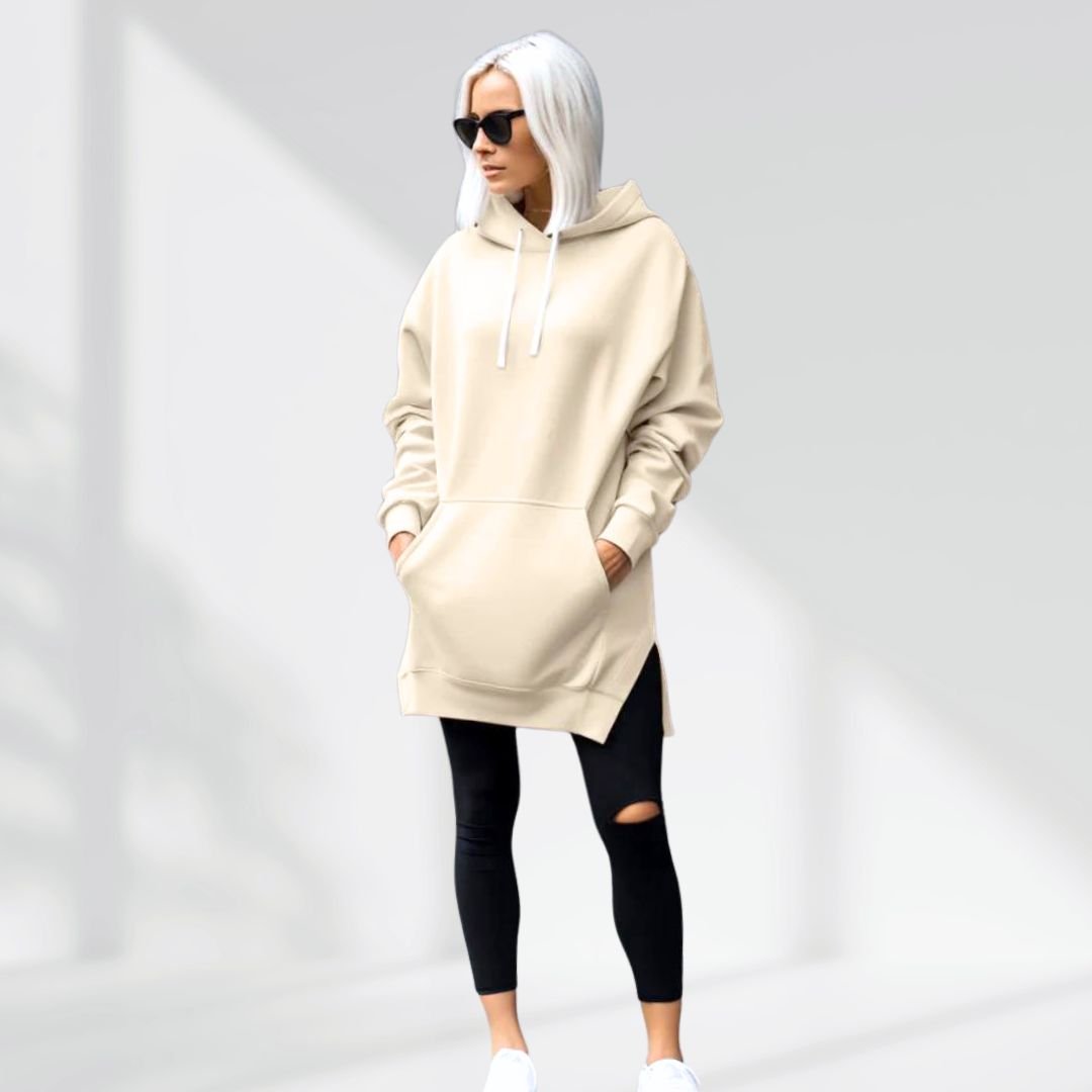 Lunessa Oversized Hoodie Dress - Aries x Rose